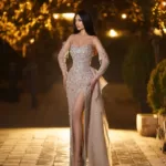 Champagne Evening Gown