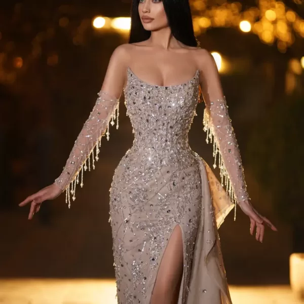 Champagne Evening Gown